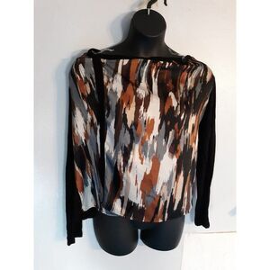 Ashley Stewart button cape top